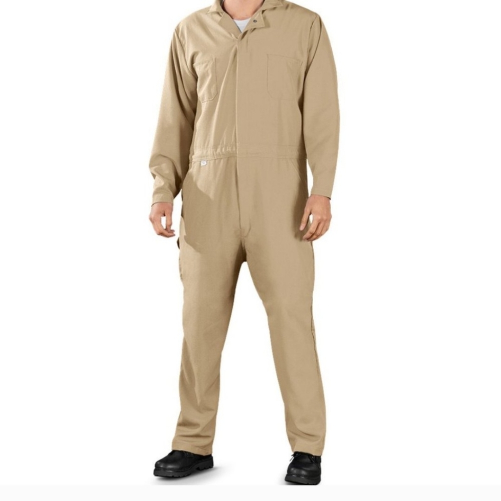 Armorex NEW FR Unifirst workwear hobby coveralls jumpsuit sz 50R (XL) tan